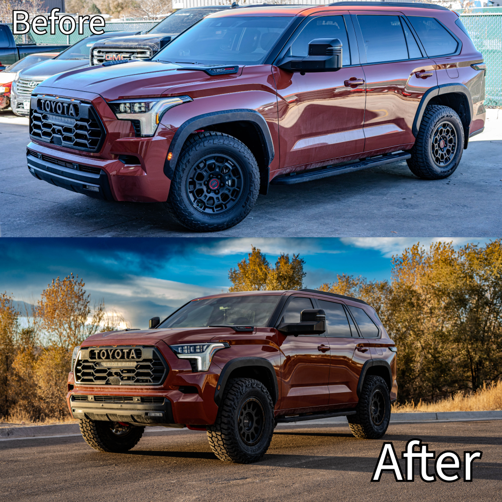 2024 Toyota Sequoia TRD-Pro Before and After 